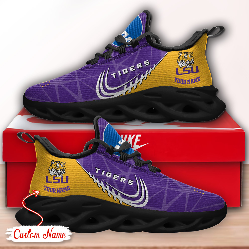 LSU Tigers NCAA Max Soul Shoes Sneakers For Men And Women