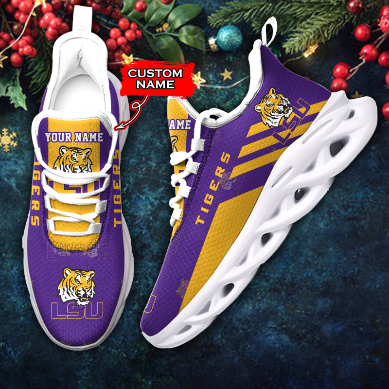 LSU Tigers NCAA Max Soul Shoes Sneakers For Men And Women
