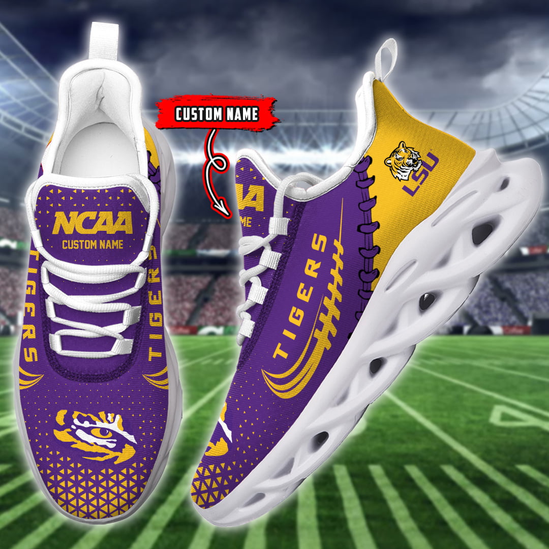 LSU Tigers NCAA Max Soul Shoes Sneakers For Men And Women