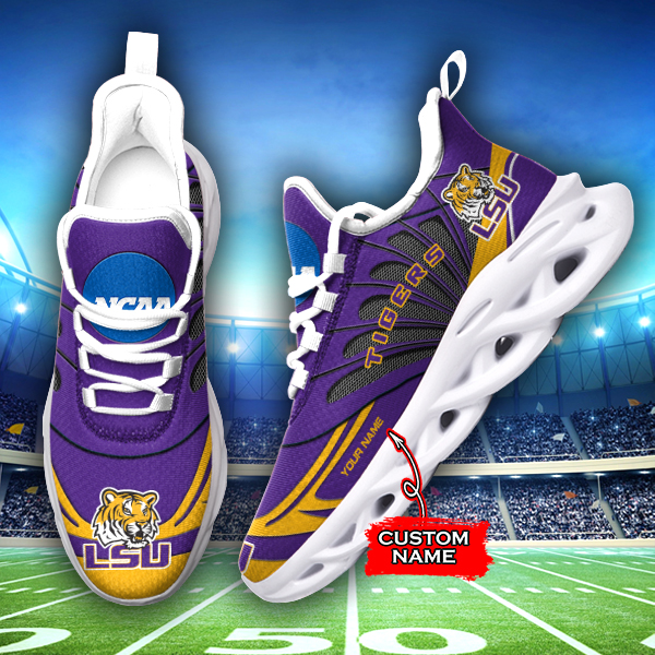 LSU Tigers NCAA Max Soul Shoes Sneakers For Men And Women