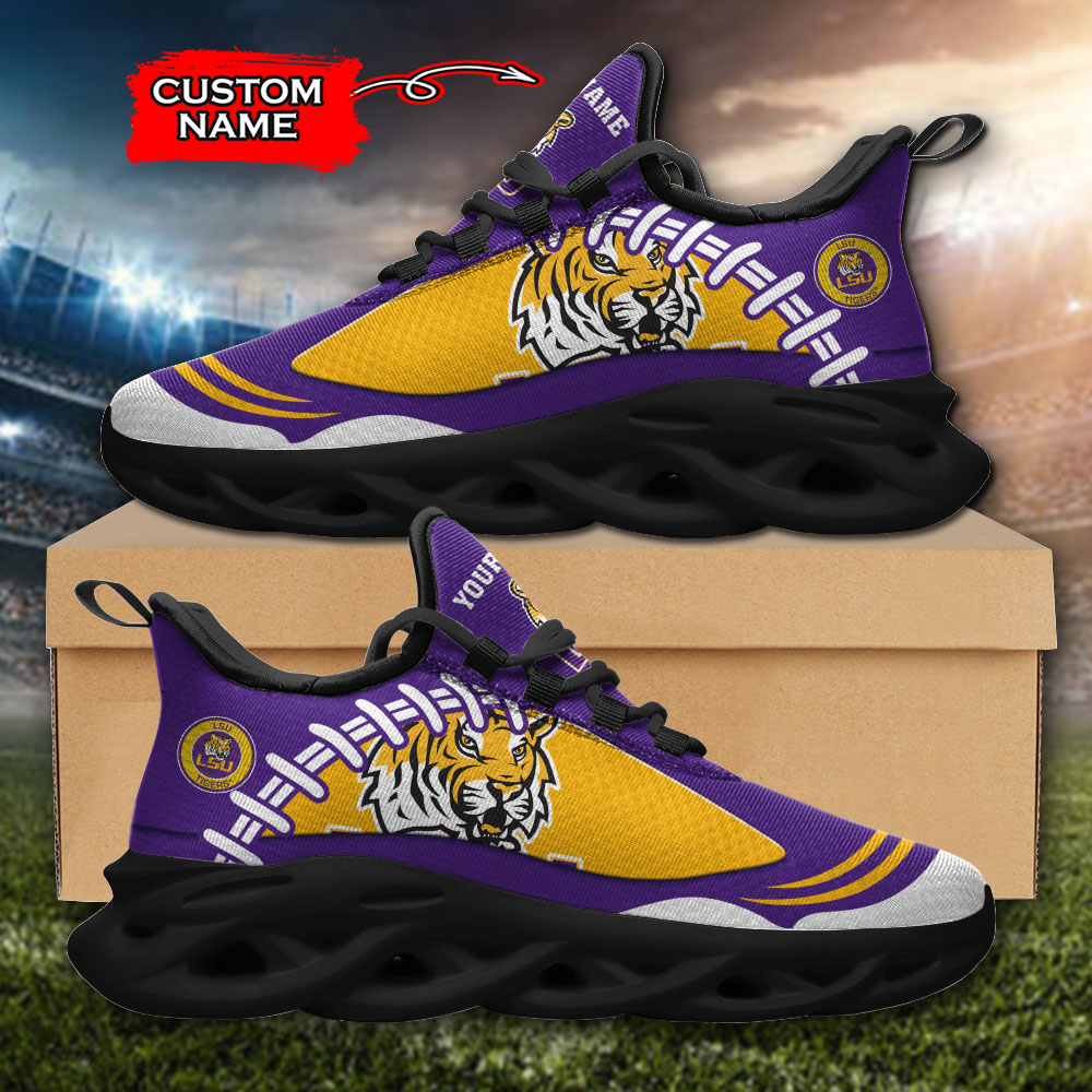 LSU Tigers NCAA Max Soul Shoes Sneakers For Men And Women