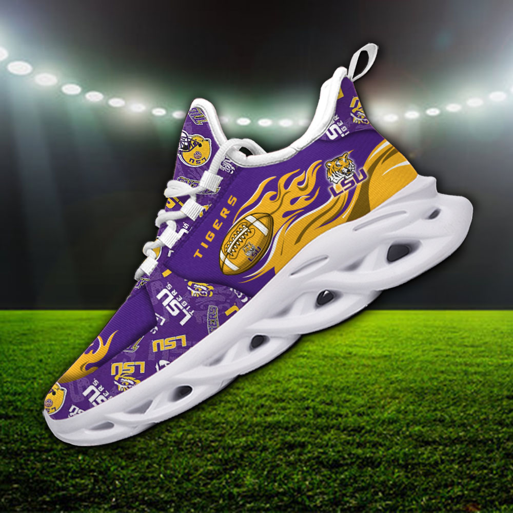 LSU Tigers NCAA Max Soul Shoes Sneakers For Men And Women