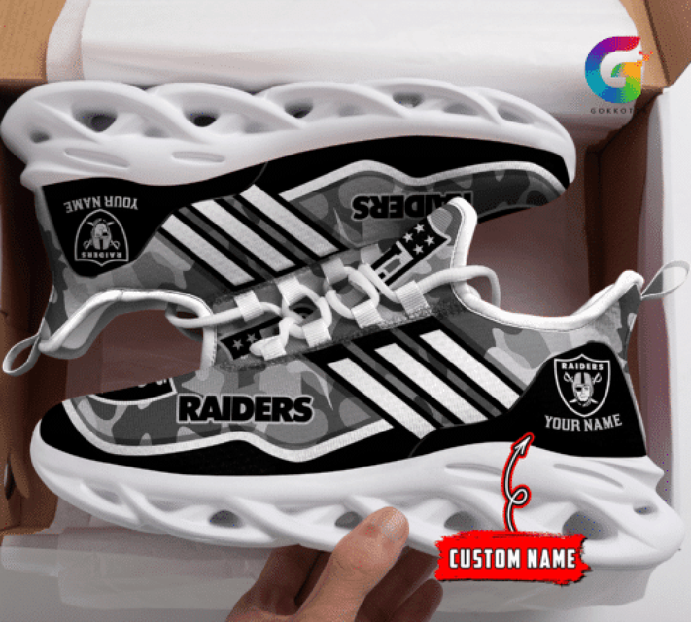 Las Vegas Raiders Max Soul Shoes Sneakers For Men And Women