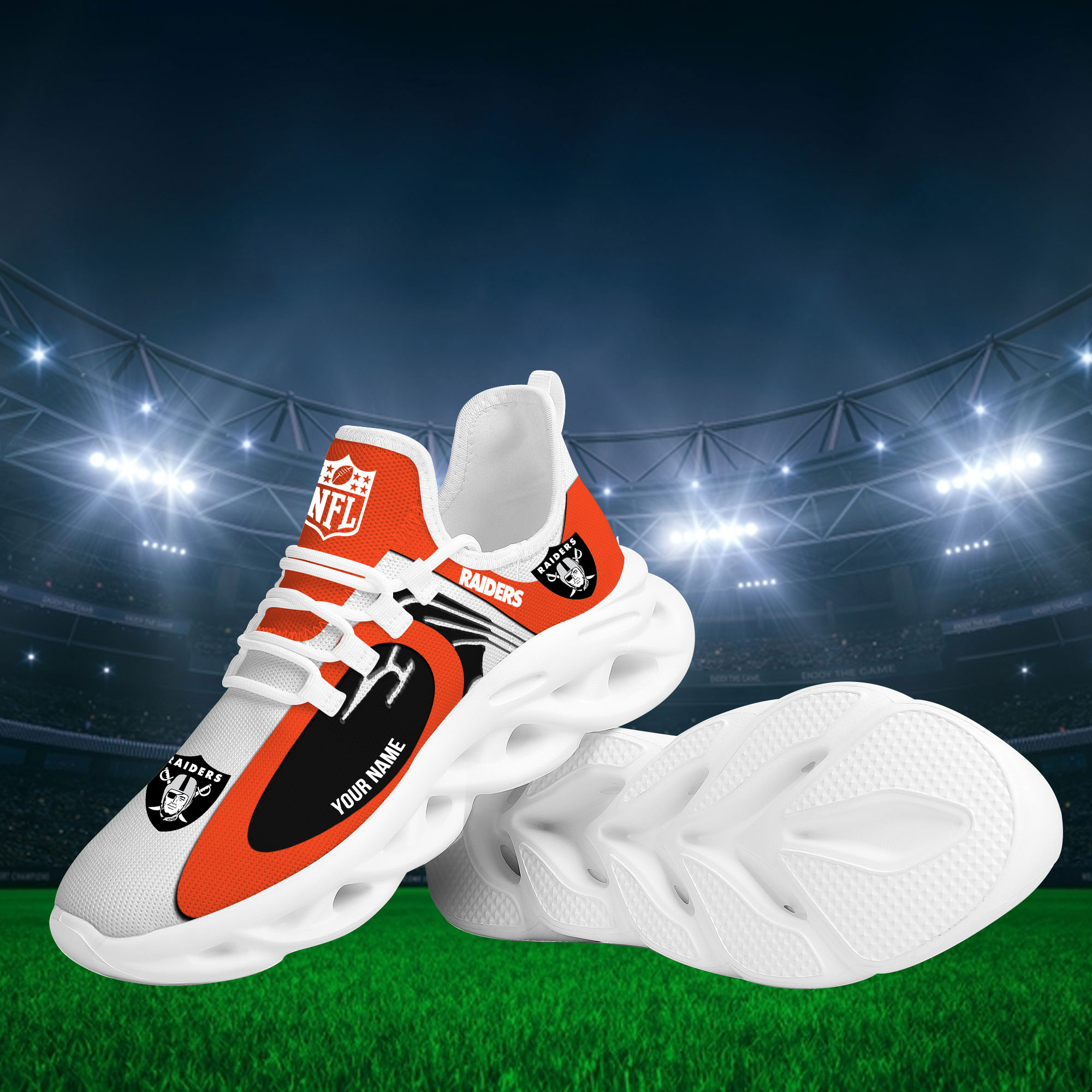 Las Vegas Raiders Max Soul Shoes Sneakers For Men And Women