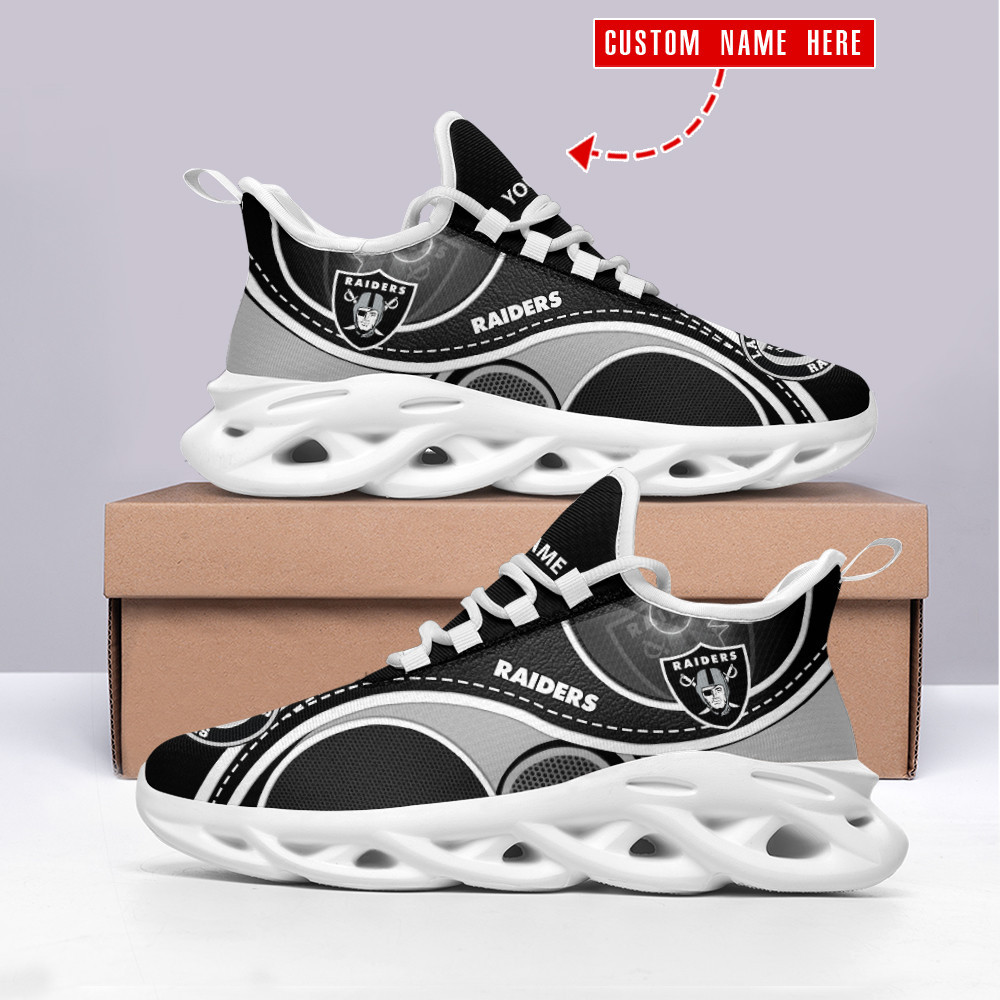 Las Vegas Raiders NFL Max Soul Shoes Sneakers For Men And Women