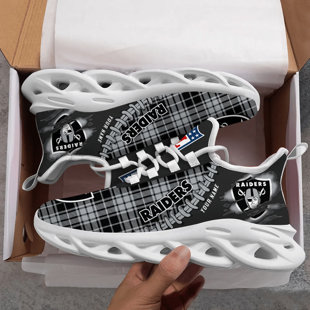 Las Vegas Raiders NFL Max Soul Shoes Sneakers For Men And Women
