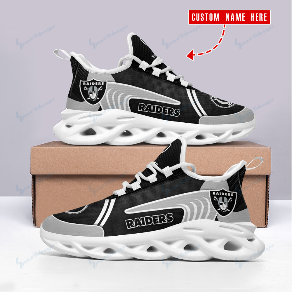 Las Vegas Raiders NFL Max Soul Shoes Sneakers For Men And Women