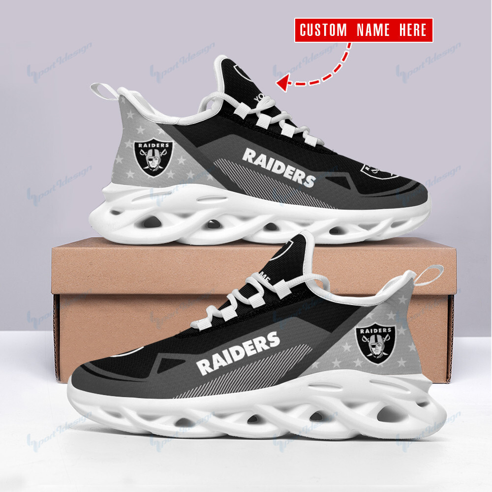 Las Vegas Raiders NFL Max Soul Shoes Sneakers For Men And Women