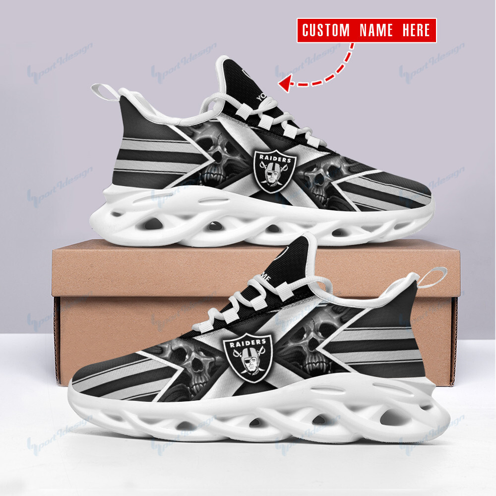 Las Vegas Raiders NFL Max Soul Shoes Sneakers For Men And Women