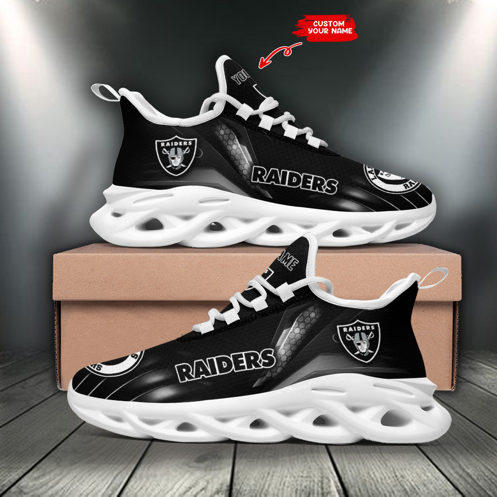 Las Vegas Raiders NFL Max Soul Shoes Sneakers For Men And Women