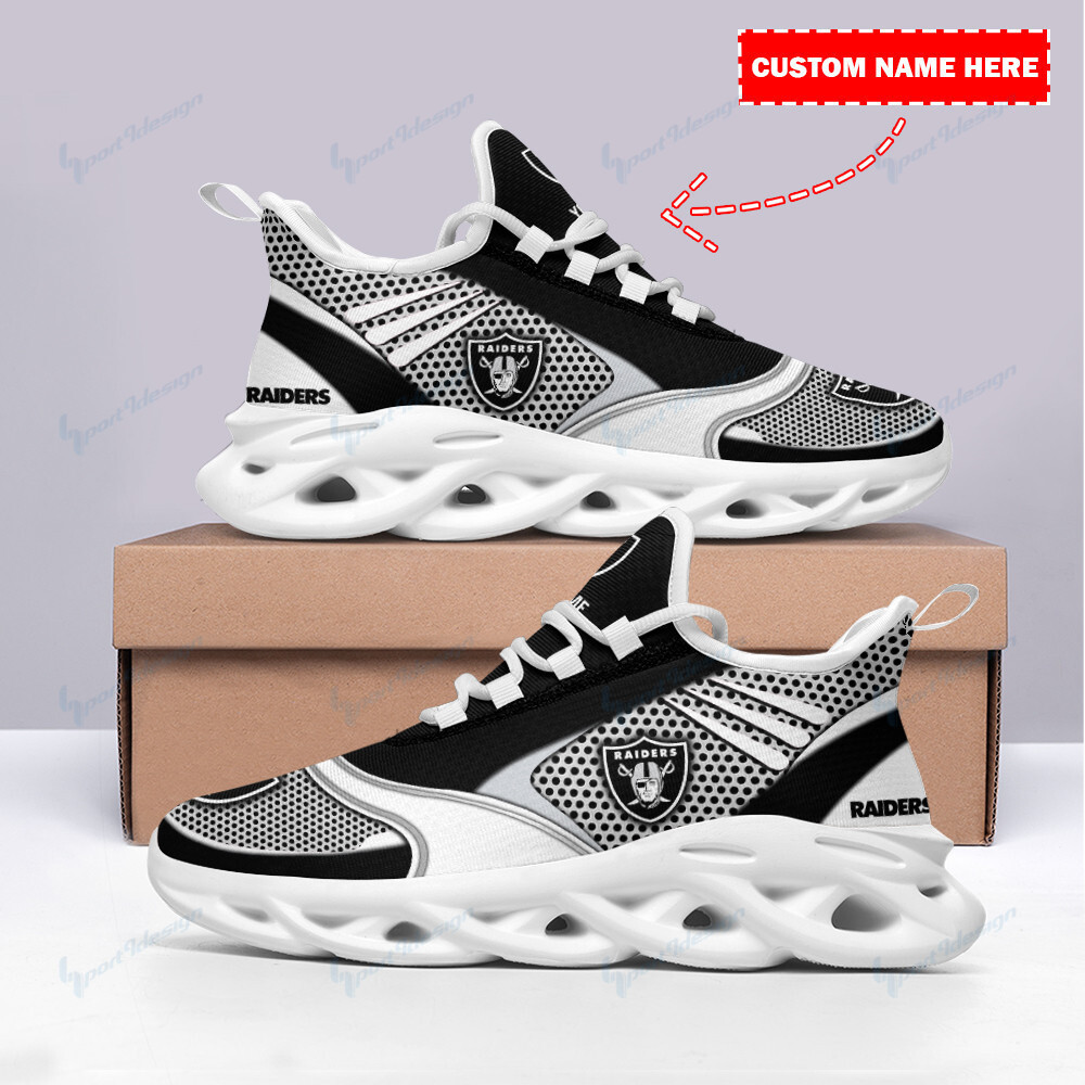 Las Vegas Raiders NFL Max Soul Shoes Sneakers For Men And Women