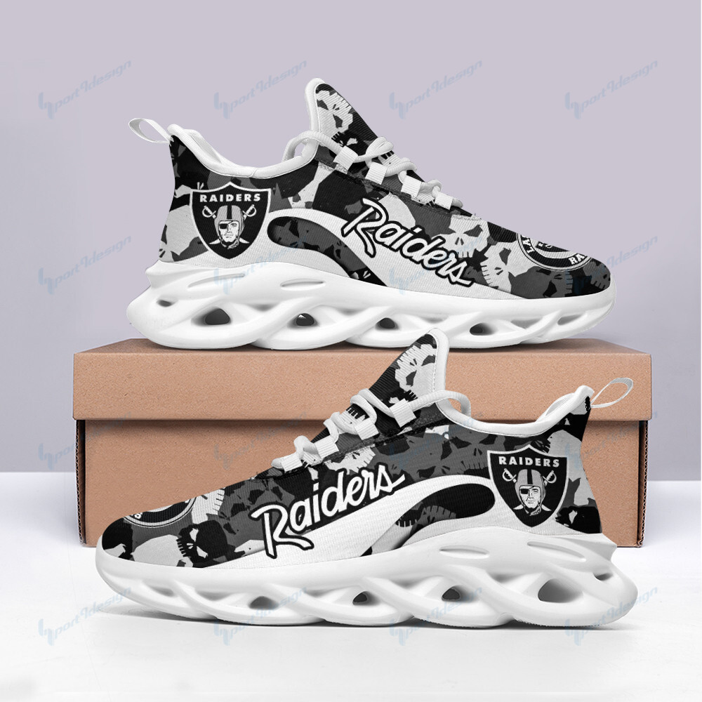 Las Vegas Raiders NFL Max Soul Shoes Sneakers For Men And Women