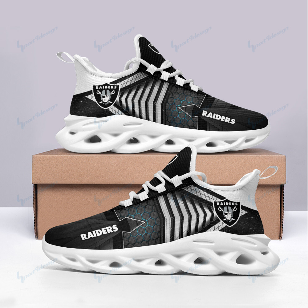 Las Vegas Raiders NFL Max Soul Shoes Sneakers For Men And Women