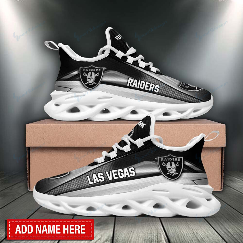 Las Vegas Raiders NFL Max Soul Shoes Sneakers For Men And Women