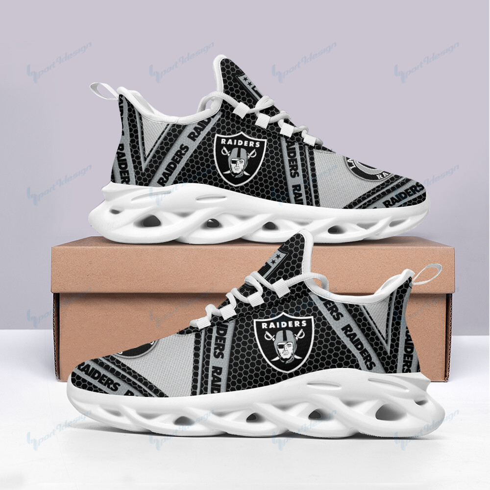 Las Vegas Raiders NFL Max Soul Shoes Sneakers For Men And Women