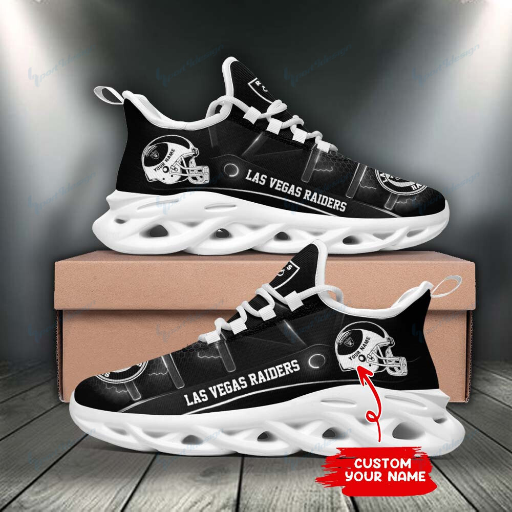 Las Vegas Raiders NFL Max Soul Shoes Sneakers For Men And Women