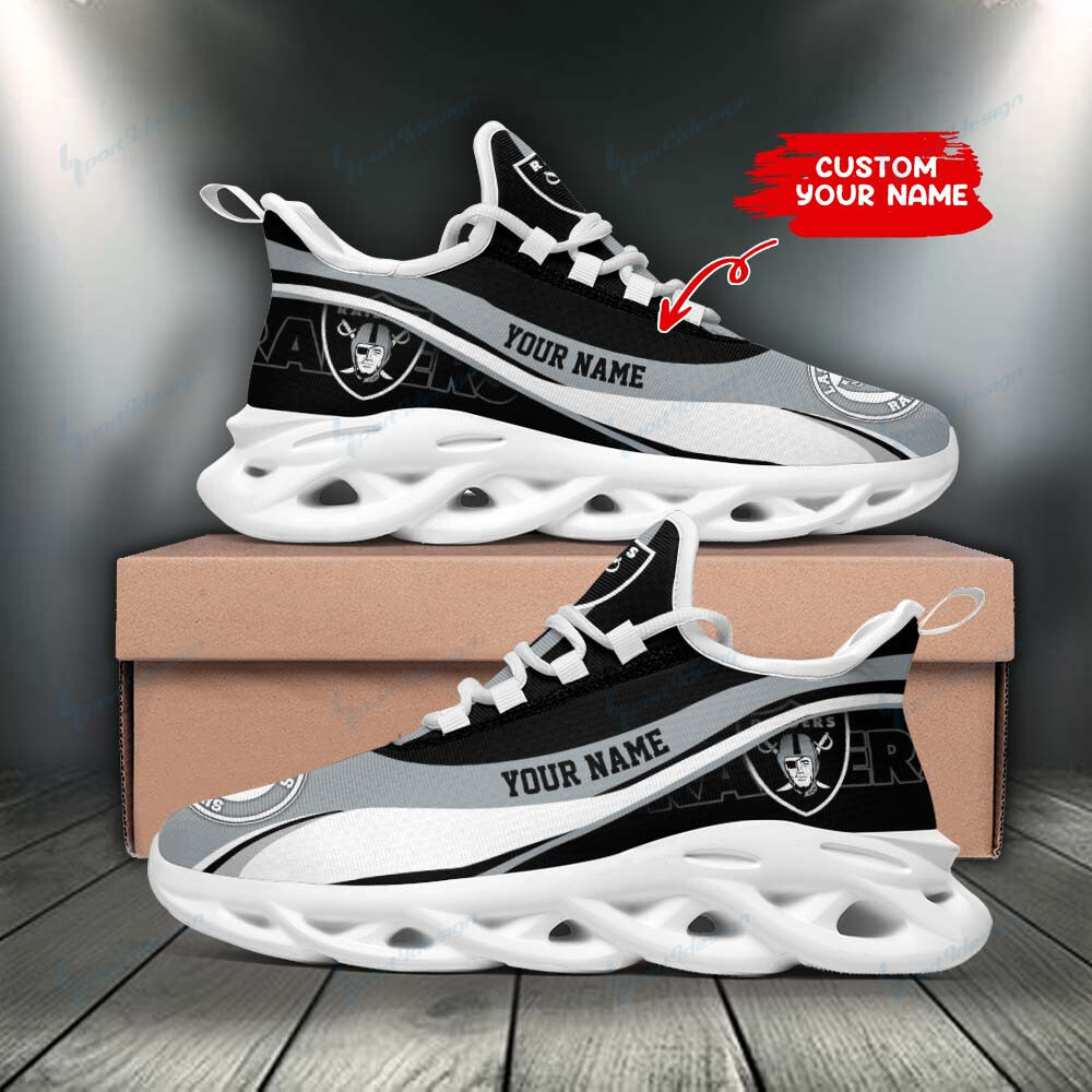 Las Vegas Raiders NFL Max Soul Shoes Sneakers For Men And Women