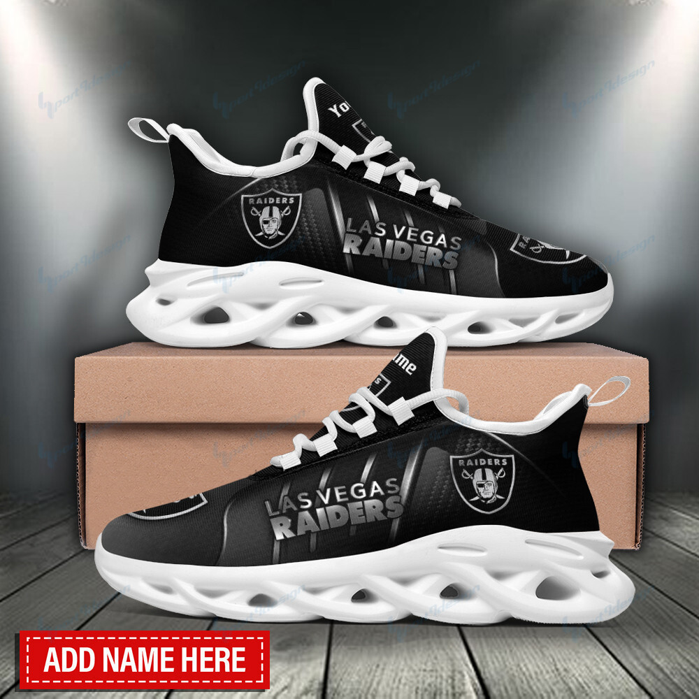 Las Vegas Raiders NFL Max Soul Shoes Sneakers For Men And Women