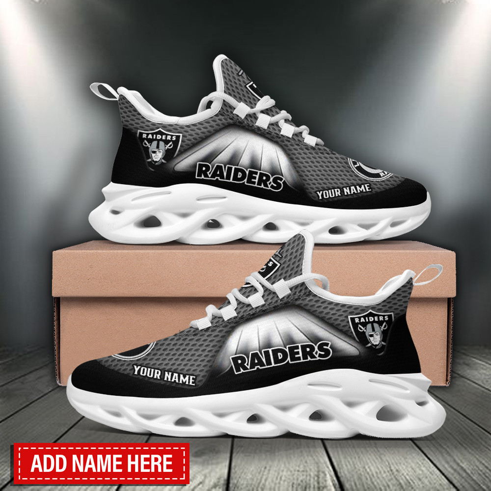Las Vegas Raiders NFL Max Soul Shoes Sneakers For Men And Women