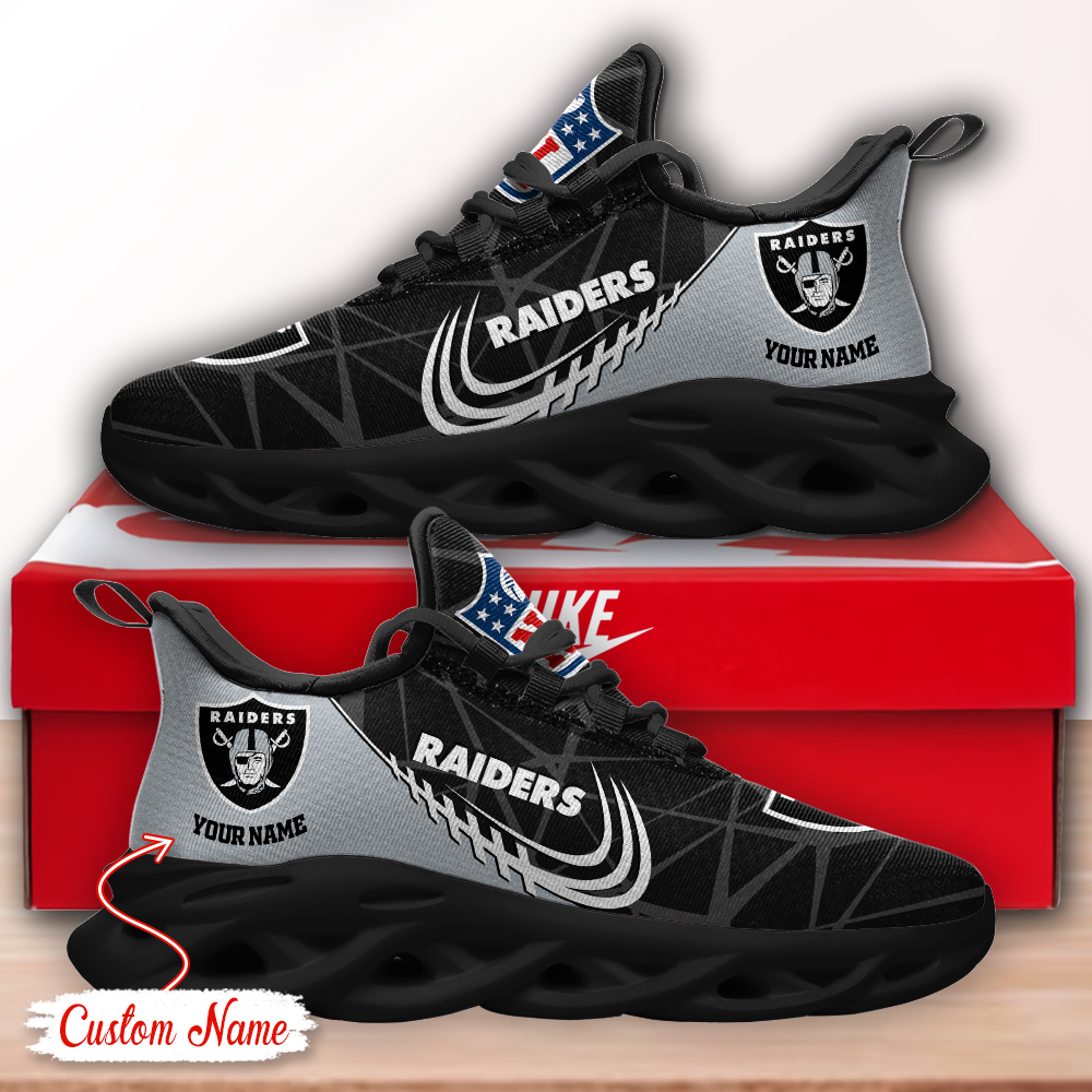 Las Vegas Raiders NFL Max Soul Shoes Sneakers For Men And Women