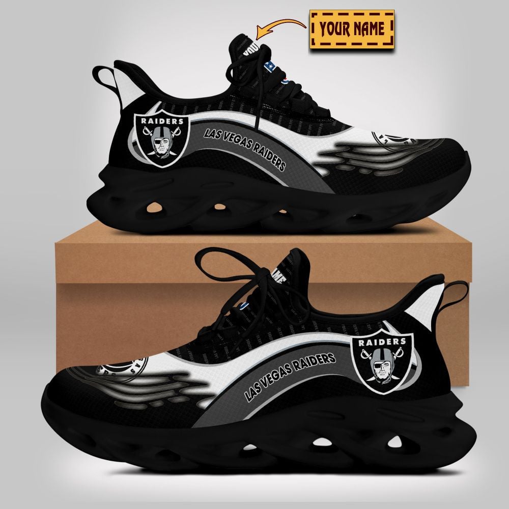 Las Vegas Raiders NFL Max Soul Shoes Sneakers For Men And Women