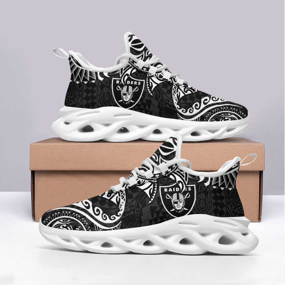 Las Vegas Raiders NFL Max Soul Shoes Sneakers For Men And Women