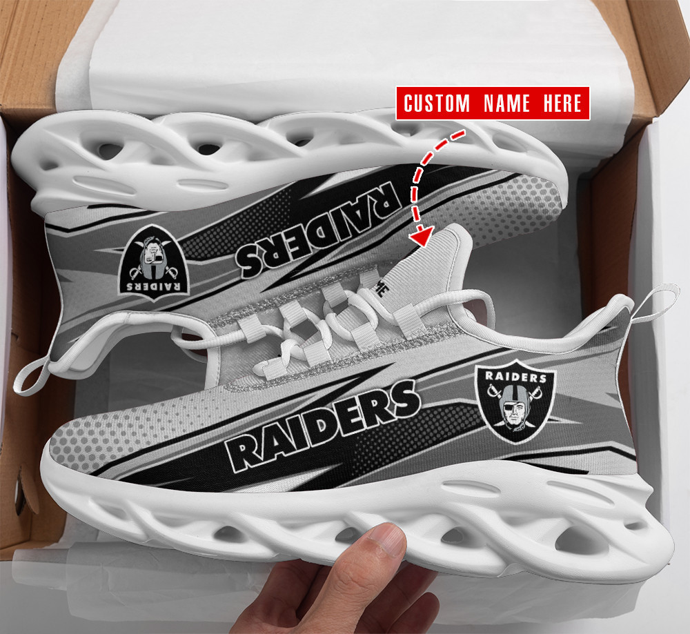Las Vegas Raiders NFL Max Soul Shoes Sneakers For Men And Women