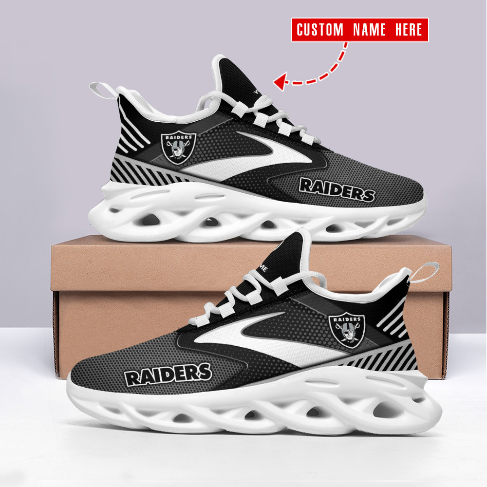 Las Vegas Raiders NFL Max Soul Shoes Sneakers For Men And Women