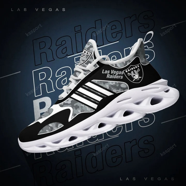 Las Vegas Raiders NFL Max Soul Shoes Sneakers For Men And Women