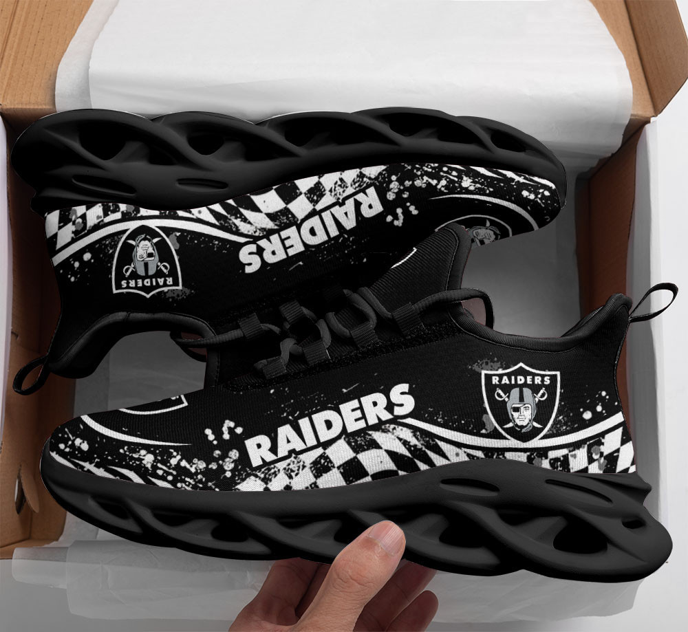Las Vegas Raiders NFL Max Soul Shoes Sneakers For Men And Women