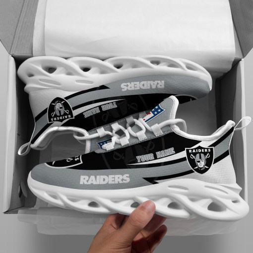 Las Vegas Raiders NFL Max Soul Shoes Sneakers For Men And Women