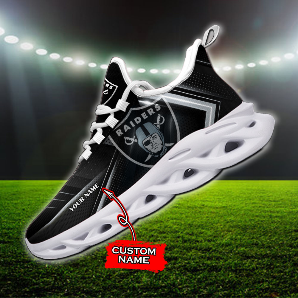 Las Vegas Raiders NFL Max Soul Shoes Sneakers For Men And Women