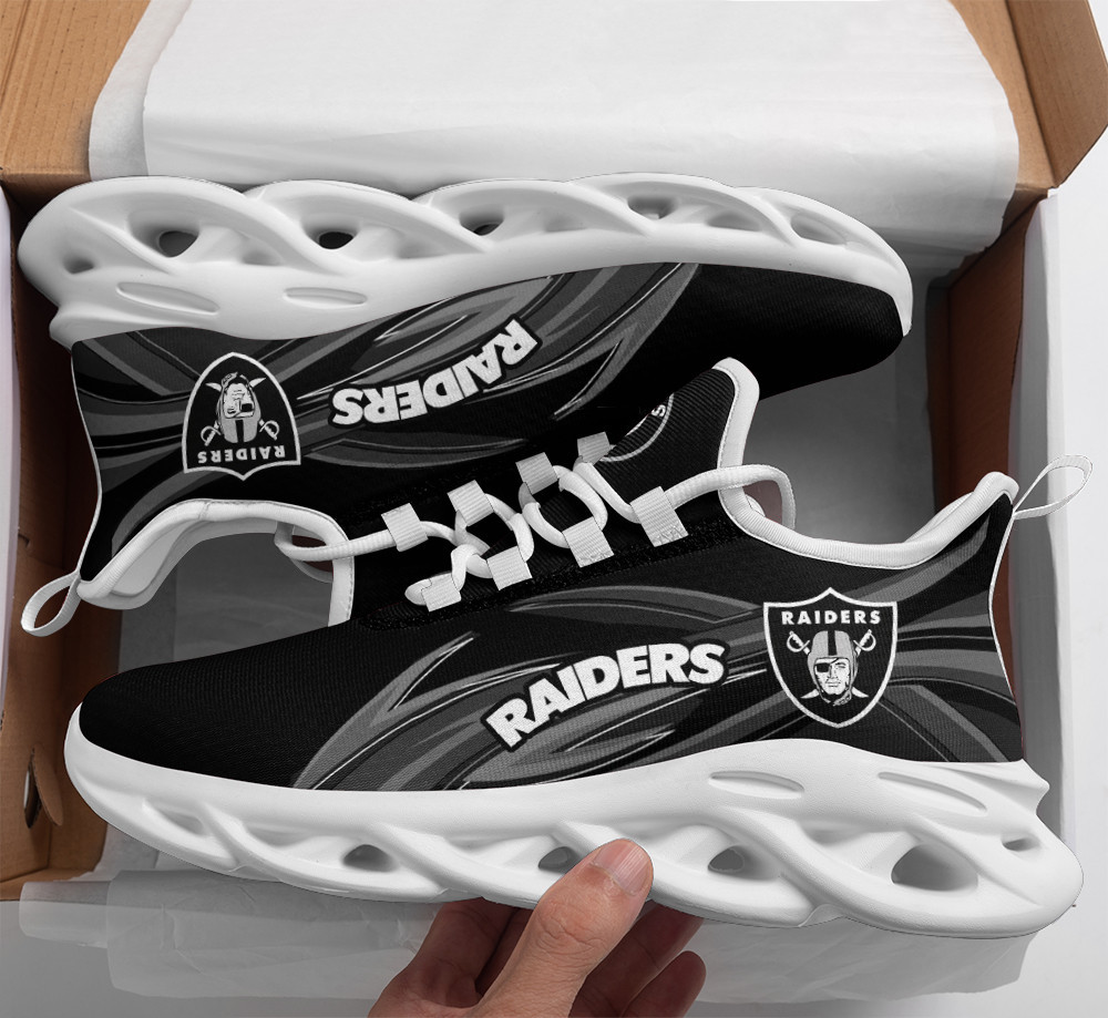 Las Vegas Raiders NFL Max Soul Shoes Sneakers For Men And Women