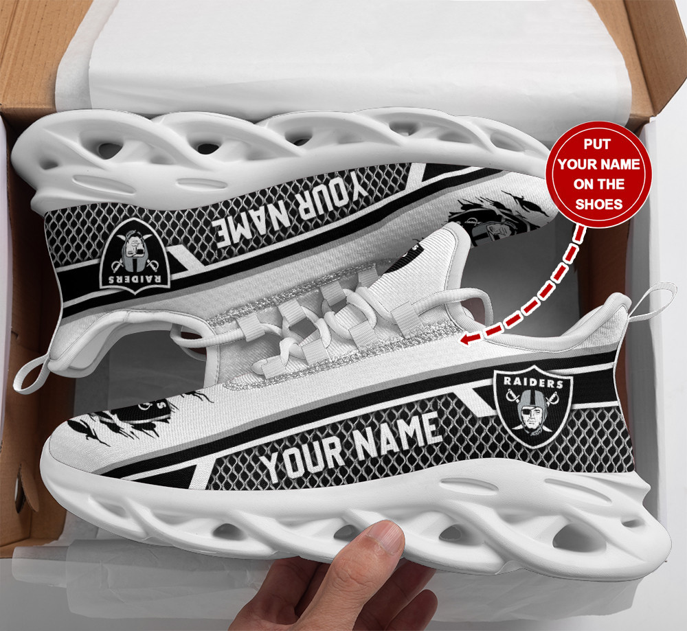 Las Vegas Raiders NFL Max Soul Shoes Sneakers For Men And Women
