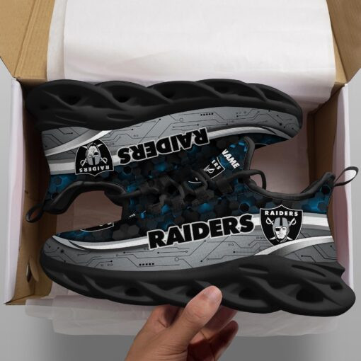 Las Vegas Raiders NFL Max Soul Shoes Sneakers For Men And Women