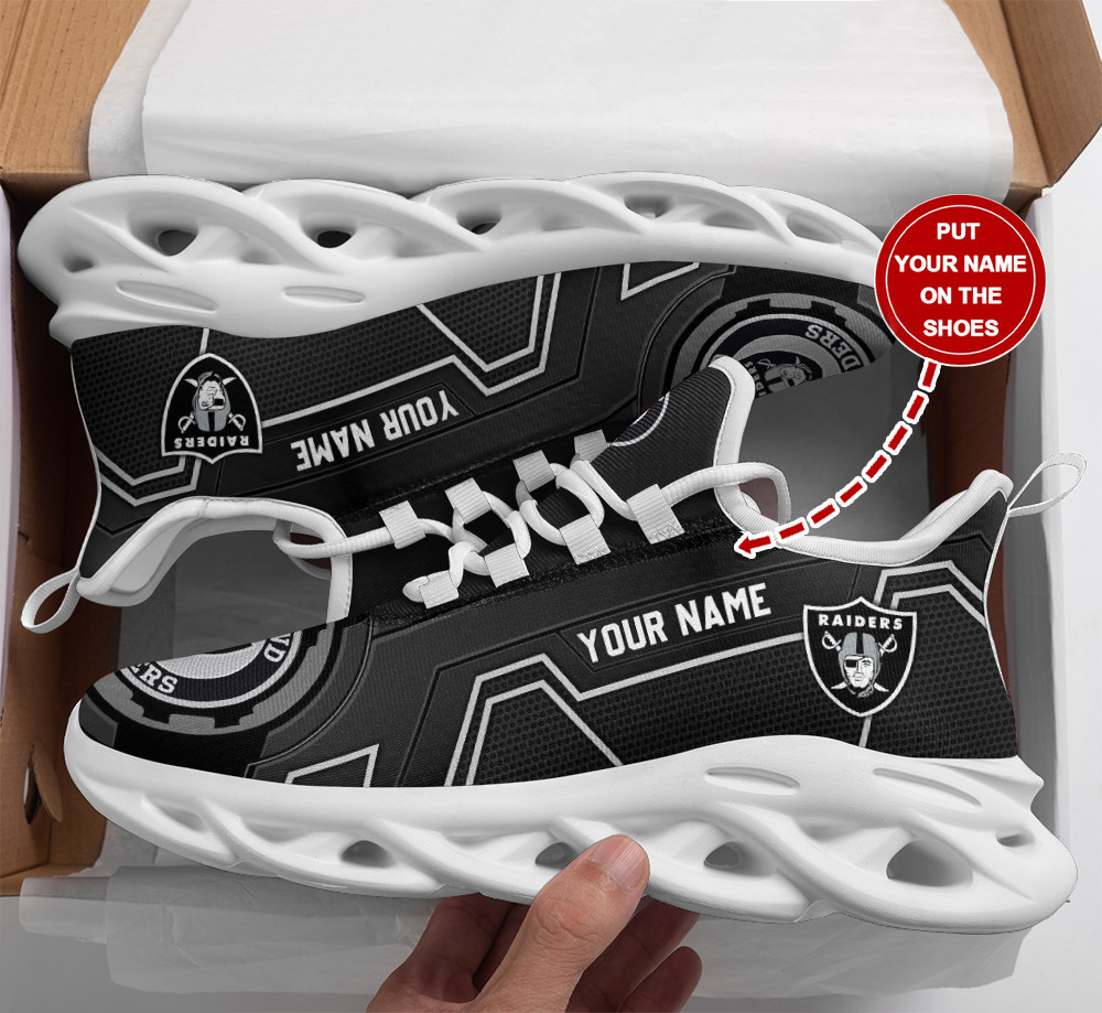 Las Vegas Raiders NFL Max Soul Shoes Sneakers For Men And Women