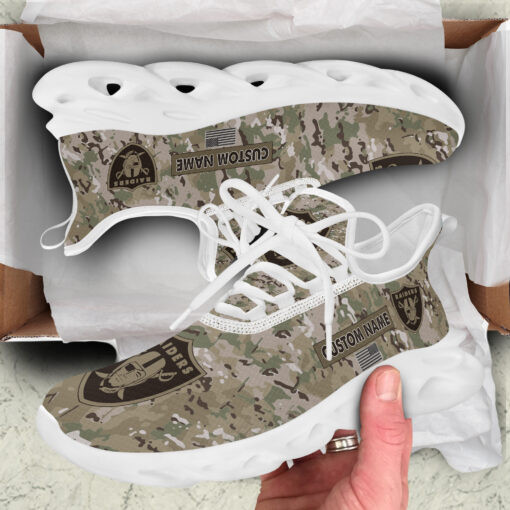 Las Vegas Raiders NFL Max Soul Shoes Sneakers For Men And Women