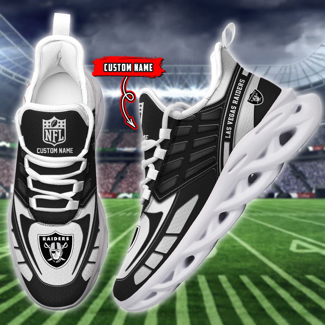 Las Vegas Raiders NFL Max Soul Shoes Sneakers For Men And Women