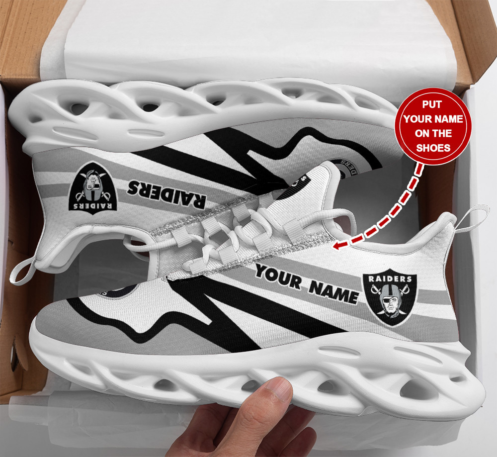 Las Vegas Raiders NFL Max Soul Shoes Sneakers For Men And Women