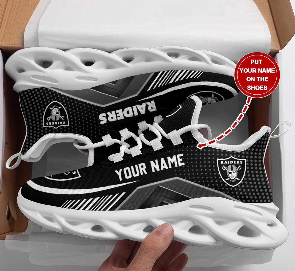 Las Vegas Raiders NFL Max Soul Shoes Sneakers For Men And Women