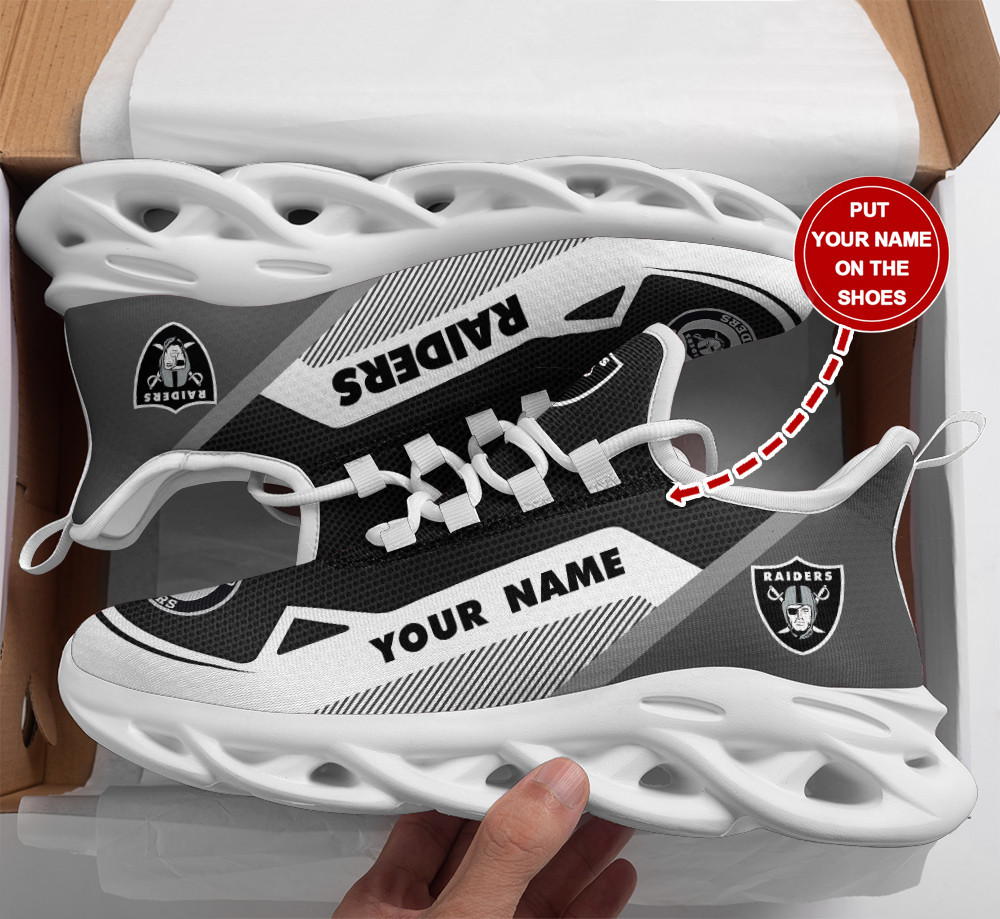 Las Vegas Raiders NFL Max Soul Shoes Sneakers For Men And Women