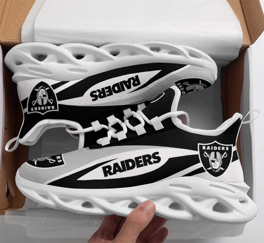 Las Vegas Raiders NFL Max Soul Shoes Sneakers For Men And Women