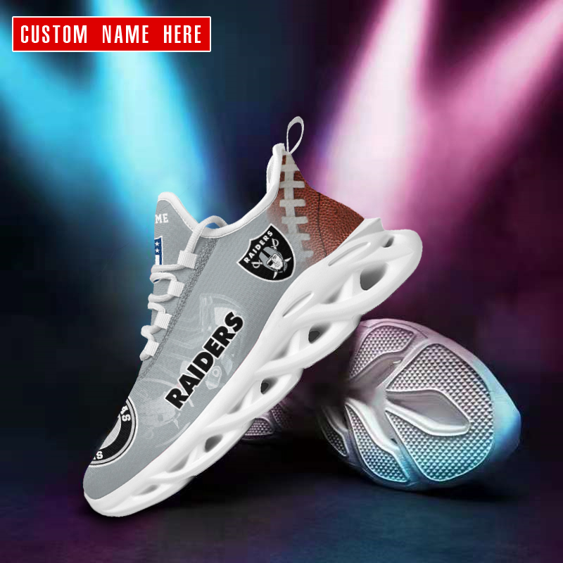 Las Vegas Raiders NFL Max Soul Shoes Sneakers For Men And Women