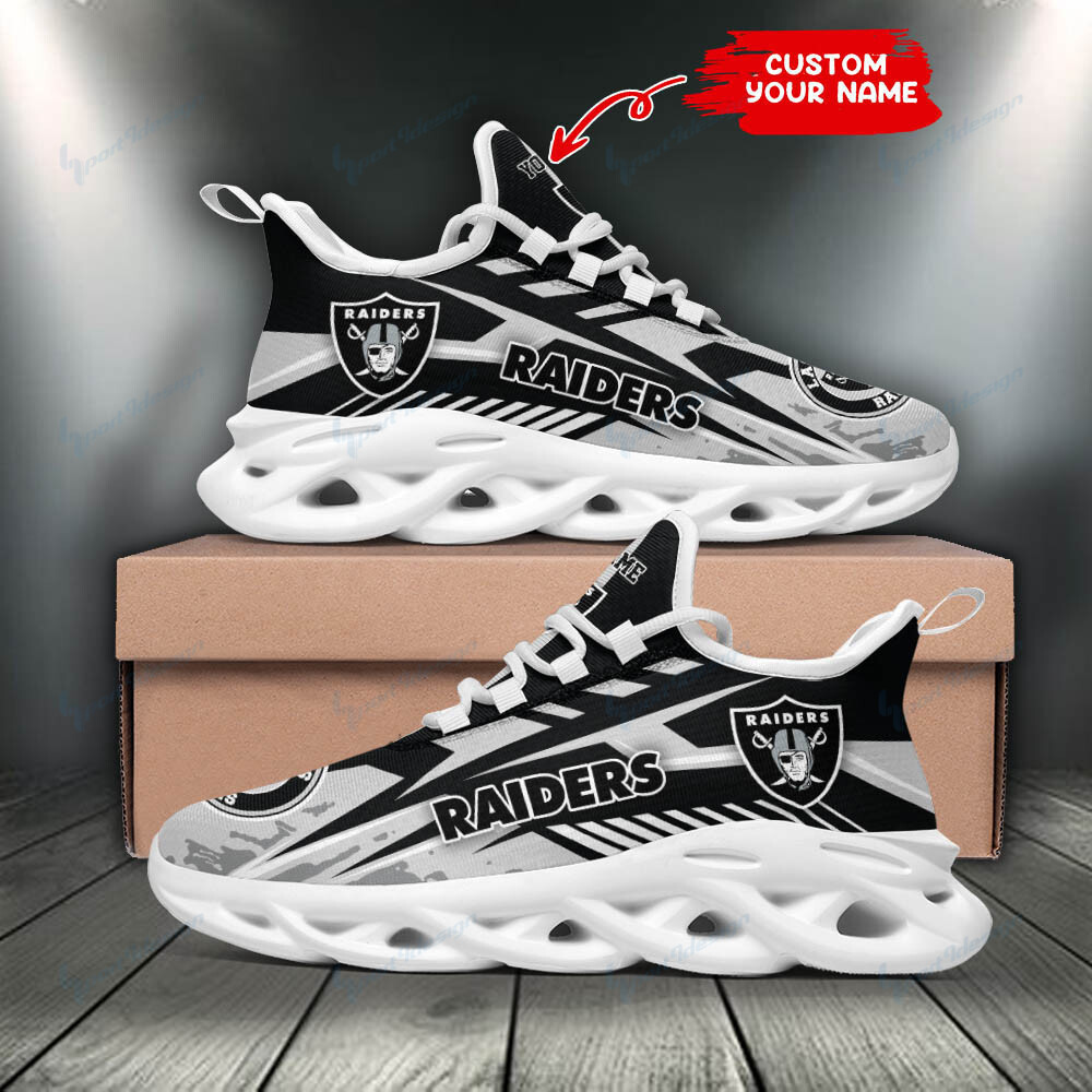 Las Vegas Raiders NFL Max Soul Shoes Sneakers For Men And Women