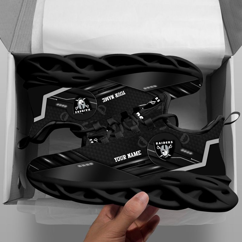 Las Vegas Raiders NFL Max Soul Shoes Sneakers For Men And Women