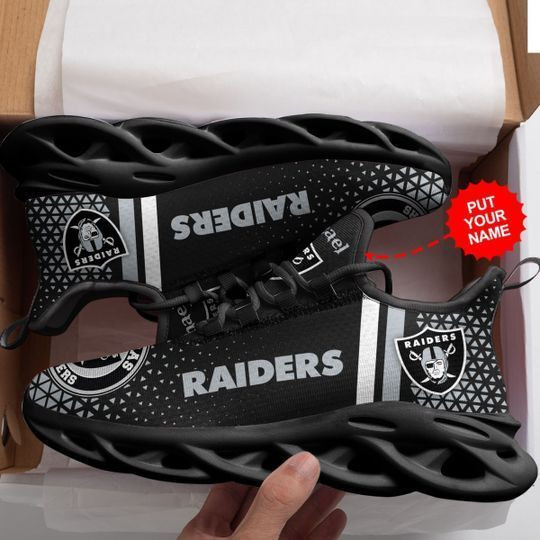 Las Vegas Raiders NFL Max Soul Shoes Sneakers For Men And Women
