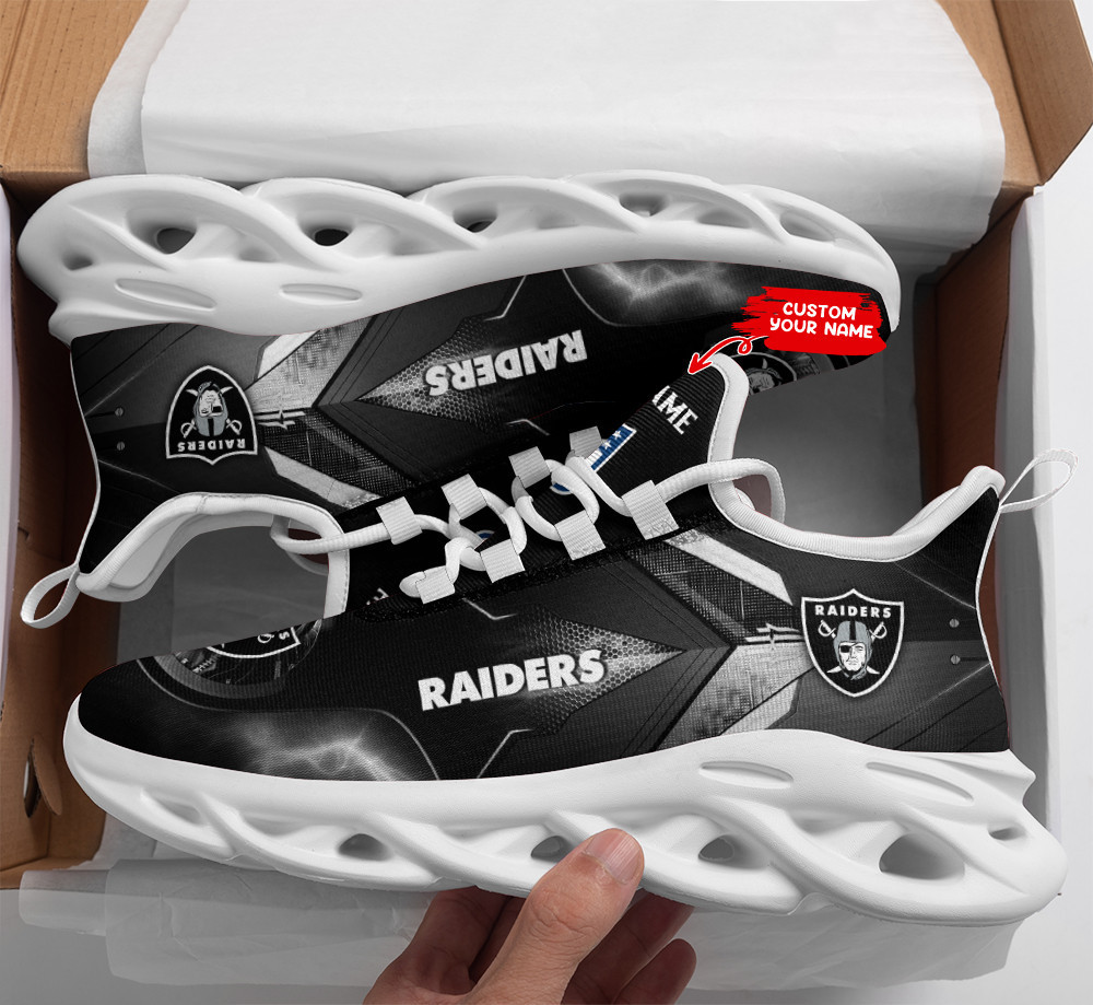 Las Vegas Raiders NFL Max Soul Shoes Sneakers For Men And Women
