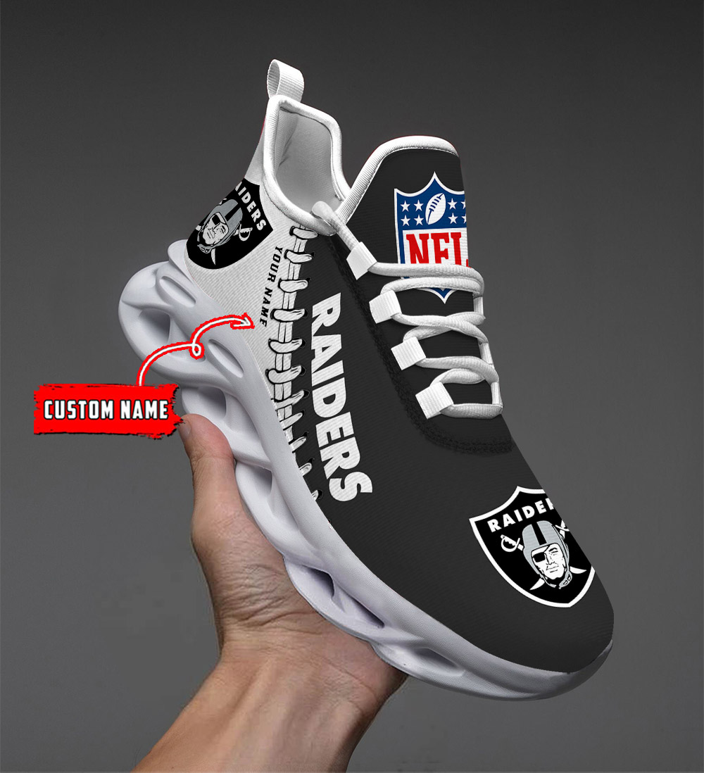 Las Vegas Raiders NFL Max Soul Shoes Sneakers For Men And Women