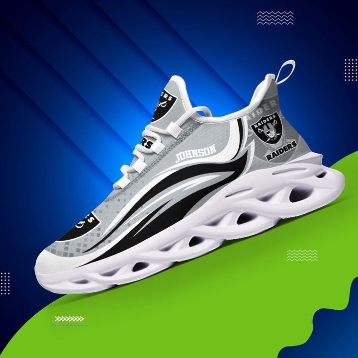 Las Vegas Raiders NFL Max Soul Shoes Sneakers For Men And Women