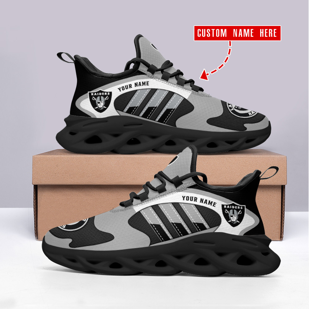 Las Vegas Raiders NFL Max Soul Shoes Sneakers For Men And Women